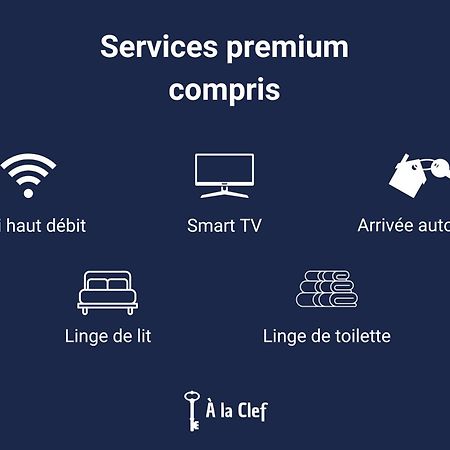 A La Clef - Charmant Studio Proche Gare Et Centre - Ideal Pro & Couple - Wifi Le Mans Exterior foto