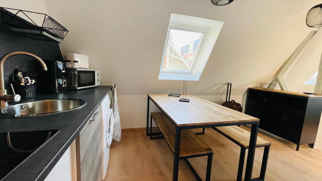 A La Clef - Charmant Studio Proche Gare Et Centre - Ideal Pro & Couple - Wifi Le Mans Exterior foto